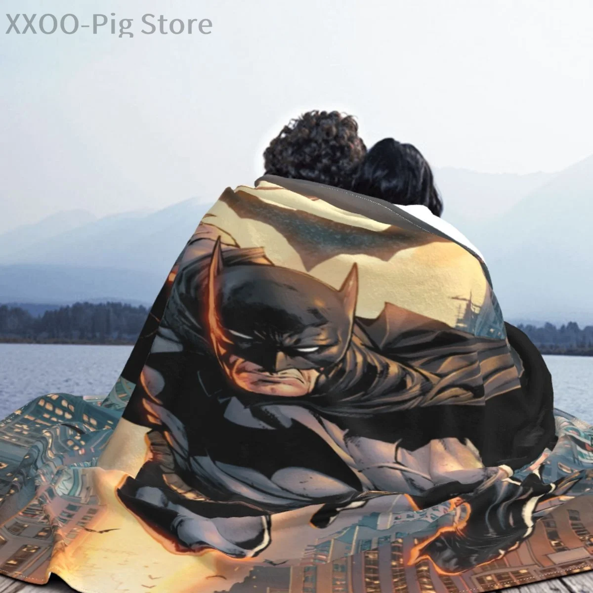 

Superhero Batmans Throw Blanket Fuzzy Warm Throws for Winter Bedding 3D Printing Soft Micro Fleece Blanket -YU04