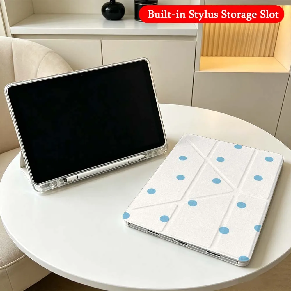 Фото Чехол с рисунком в виде точек для Huawei Honor Matepad Pad X10 X9 GT Pro V9 9 Air SE 12X 11.5 11 13.2 11.5s дюймов, складной чехол для планшета №5