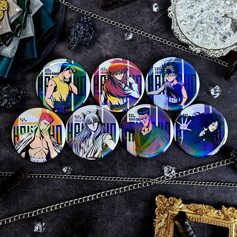 YuYu Hakusho металлические аксессуары ювелирные изделия Urameshi Yuusuke броши для женщин