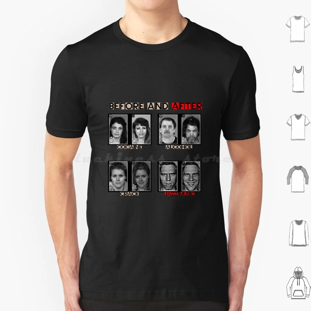 

Drugs And Jazz Music Before After Comparison T Shirt 6xl Cotton Cool Tee Before Afterwards Before After Music Jazz Jazz Music