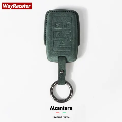 Чехол для автомобильного ключа с алькантарой для Range Rover Sport L494 L405 L460 L461 Evoque Velar Defender L663 Discovery 5 L462 2023