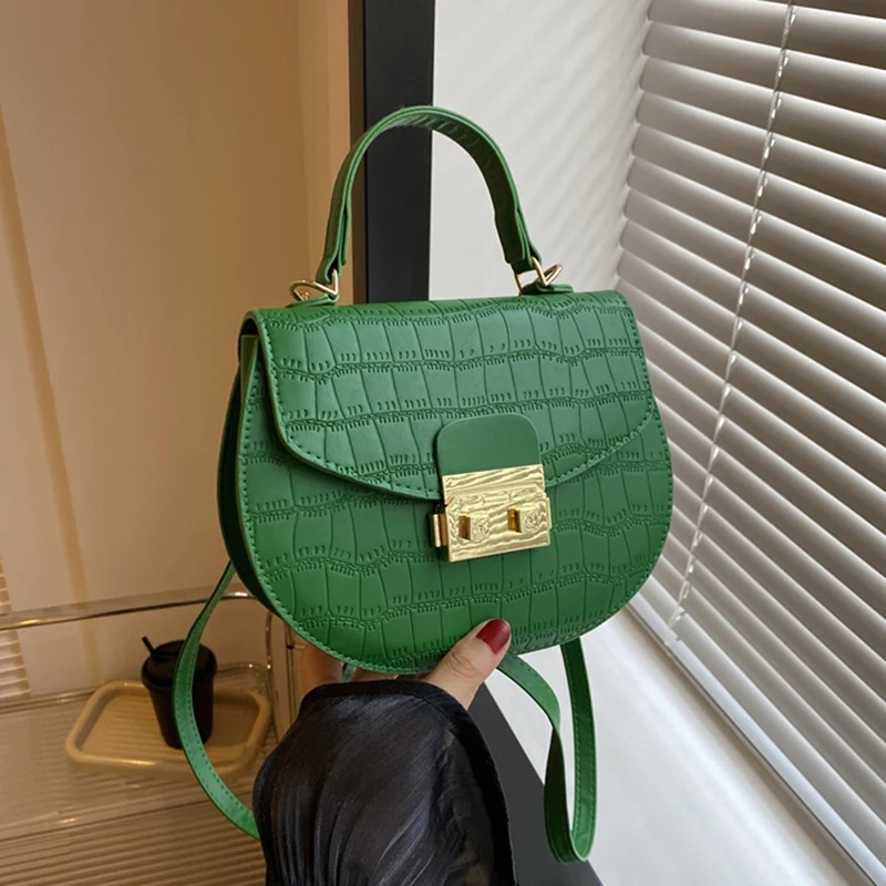 

Casual Fashion PU Leather Shoulder Bag for Women Solid Color Handbag Crossbody Flap Bag Purse