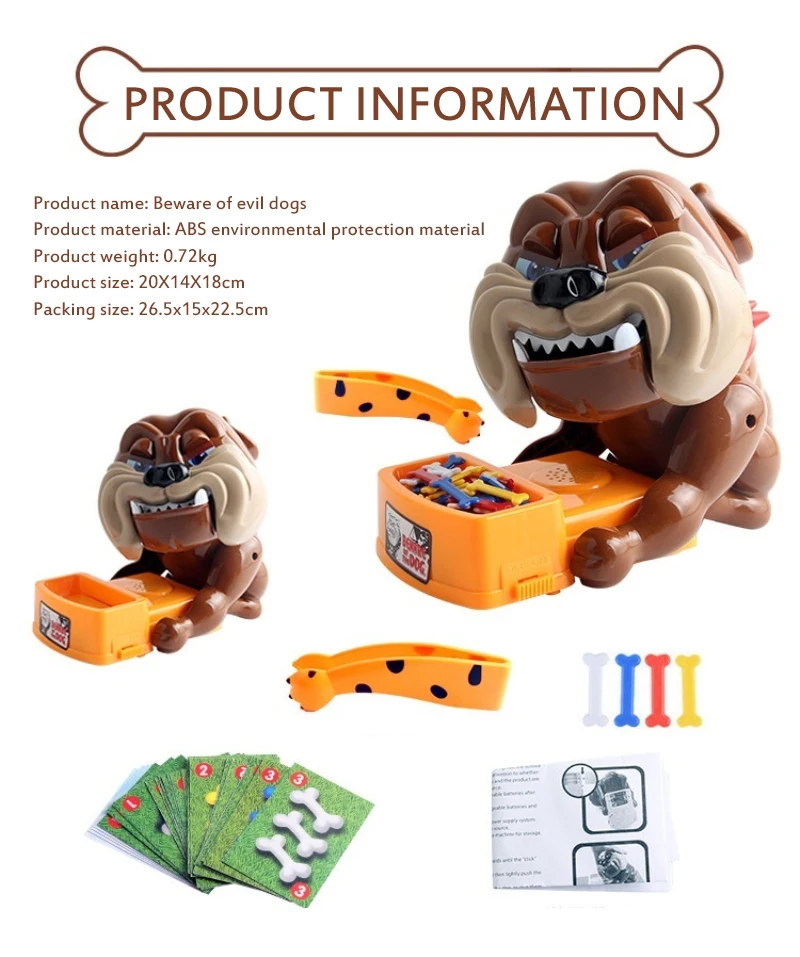Креативная игрушка в виде плохой собаки забавные игры для родителей и детей