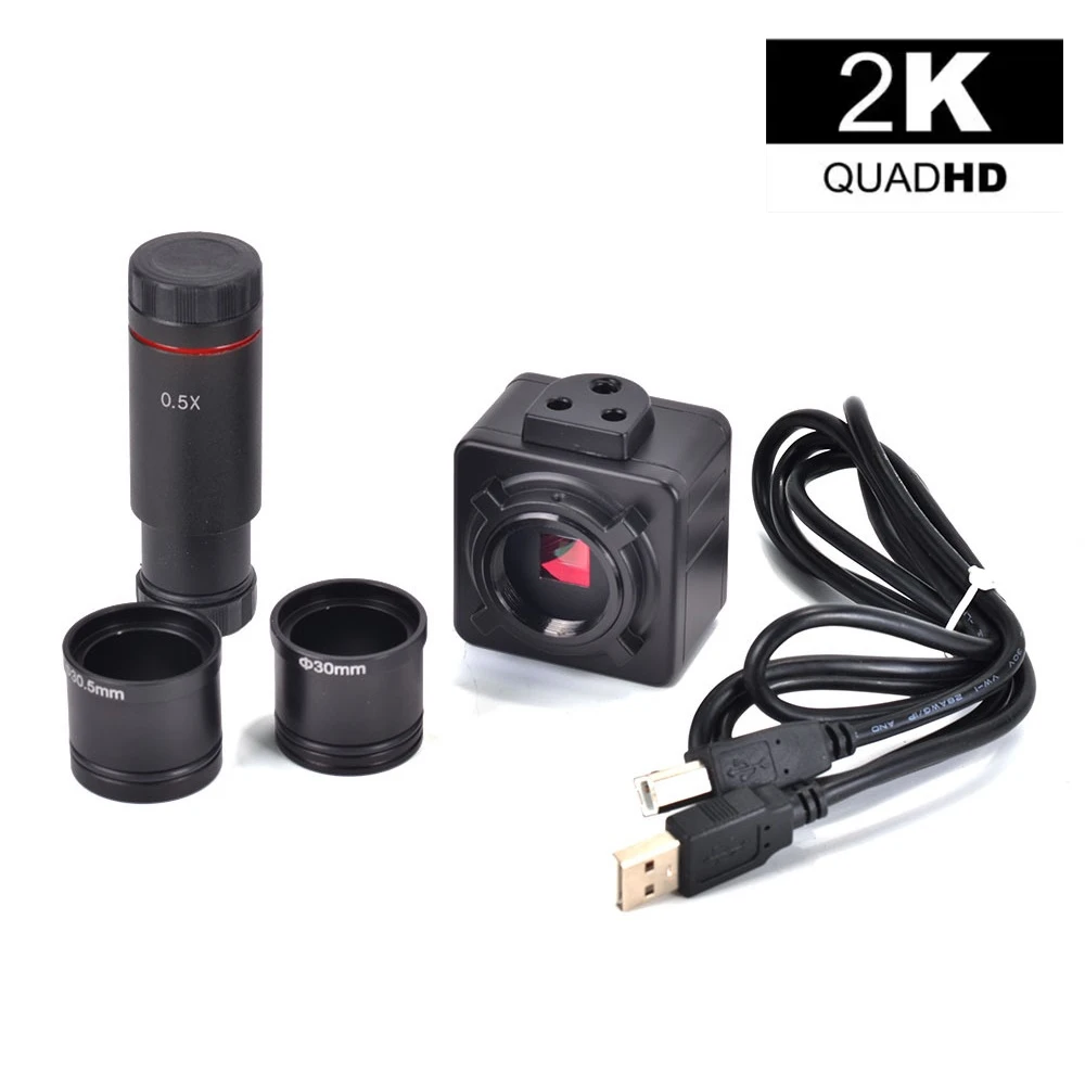 

HAYEAR FHD USB-камера для микроскопа 5MP Sony IMX CMOS электронный цифровой окуляр промышленный для биологического ремонта печатных плат телефона