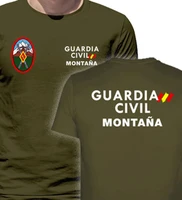 spainsh mountain civil guard mod t shirt summer short sleeve casual 100 cotton men o neck top tees