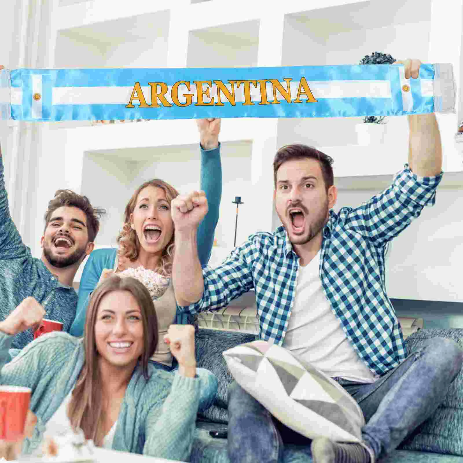 2-х шт. шарф для болельщиков футбольные мячи патриоти вязаный национальный