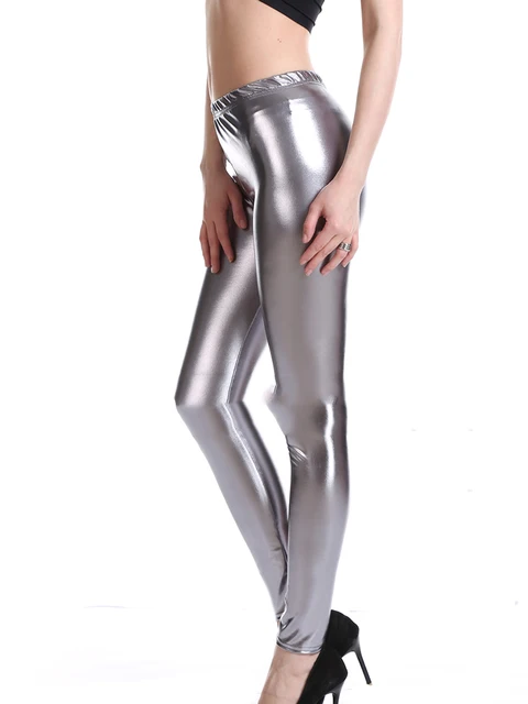 YSDNCHI Shining Trousers Women Punk Rock Bright Sequin Pencil Pants Sexy Gold Silver Gray Dance Clubwear 2022 New 1