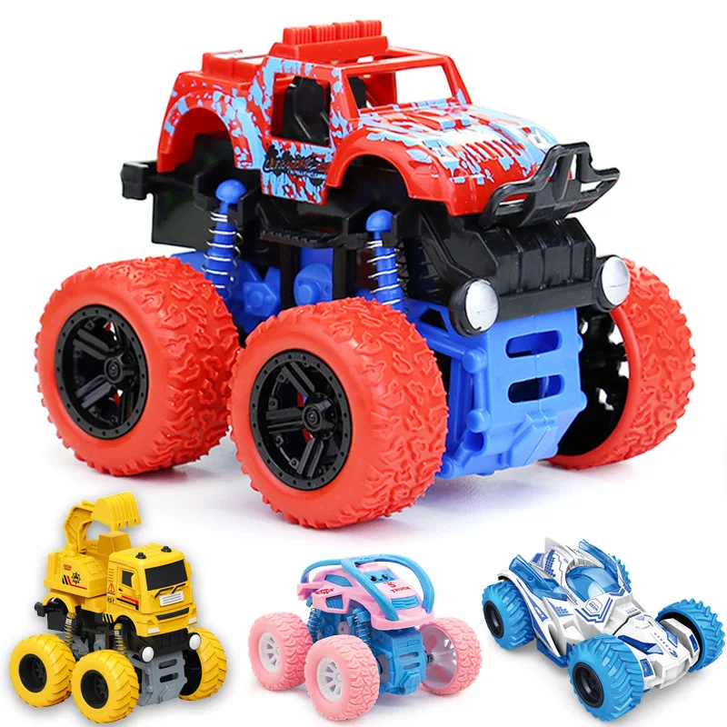 

Детский игрушечный автомобиль, четырехколесный привод, внедорожник, Акула, автомобиль, экскаватор, игрушка, трюки, сомерзавт, Противоударна...