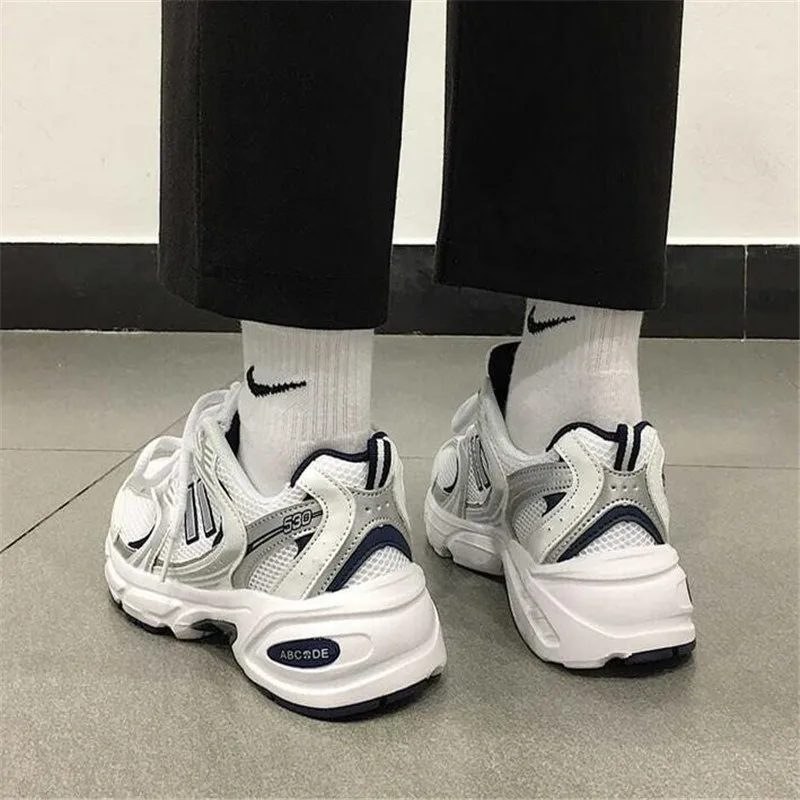 New Women Breathable PU Leather Sneakers Running Flat Shoes Sport Shoes Breathable Casual Shoes Women Chaussure Femme Sapatos