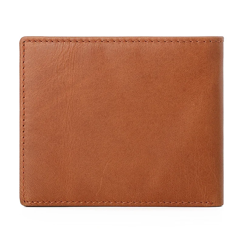 Двухскладные кошельки для мужчин мужской вместительный кожаный кошелек с