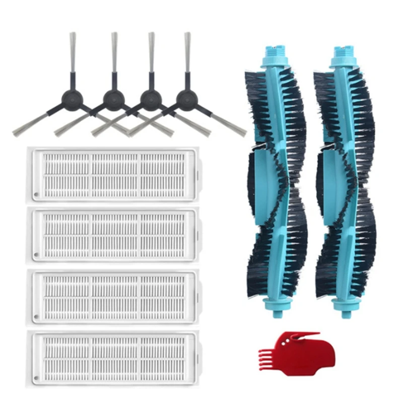 

2 Set For Xiaomi Viomi SE V2 V2PRO V-RVCLM21B V3 Robot Vacuum Cleaner Mopping Cloth Main Brush Filter Side Brush