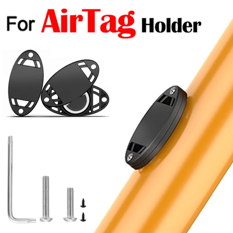 For AirTag Universal Bike Water Bottle Mount Holder GPS Location Tracker Protective Case Bicycle Bracket Stand Accessories