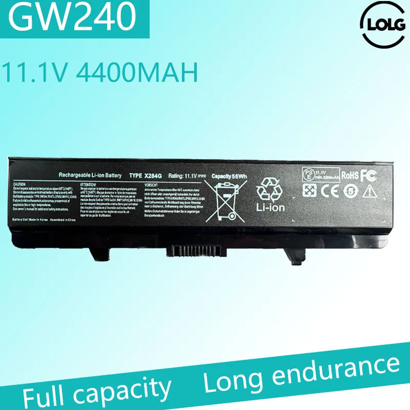 Оригинальное качество аккумулятора для ноутбука GW240 X284G Dell Inspiron 1525 1526 1545 14 1440 MG119