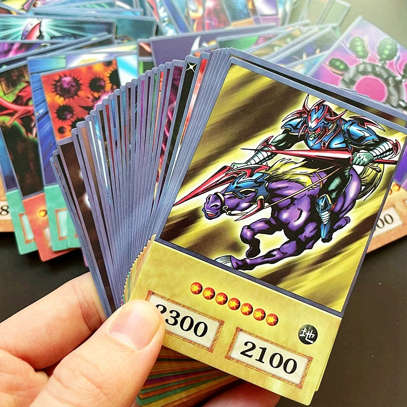 100 шт. английские карты Yugioh настольная игра боевая Yu Gi Oh Carte коллекция темных