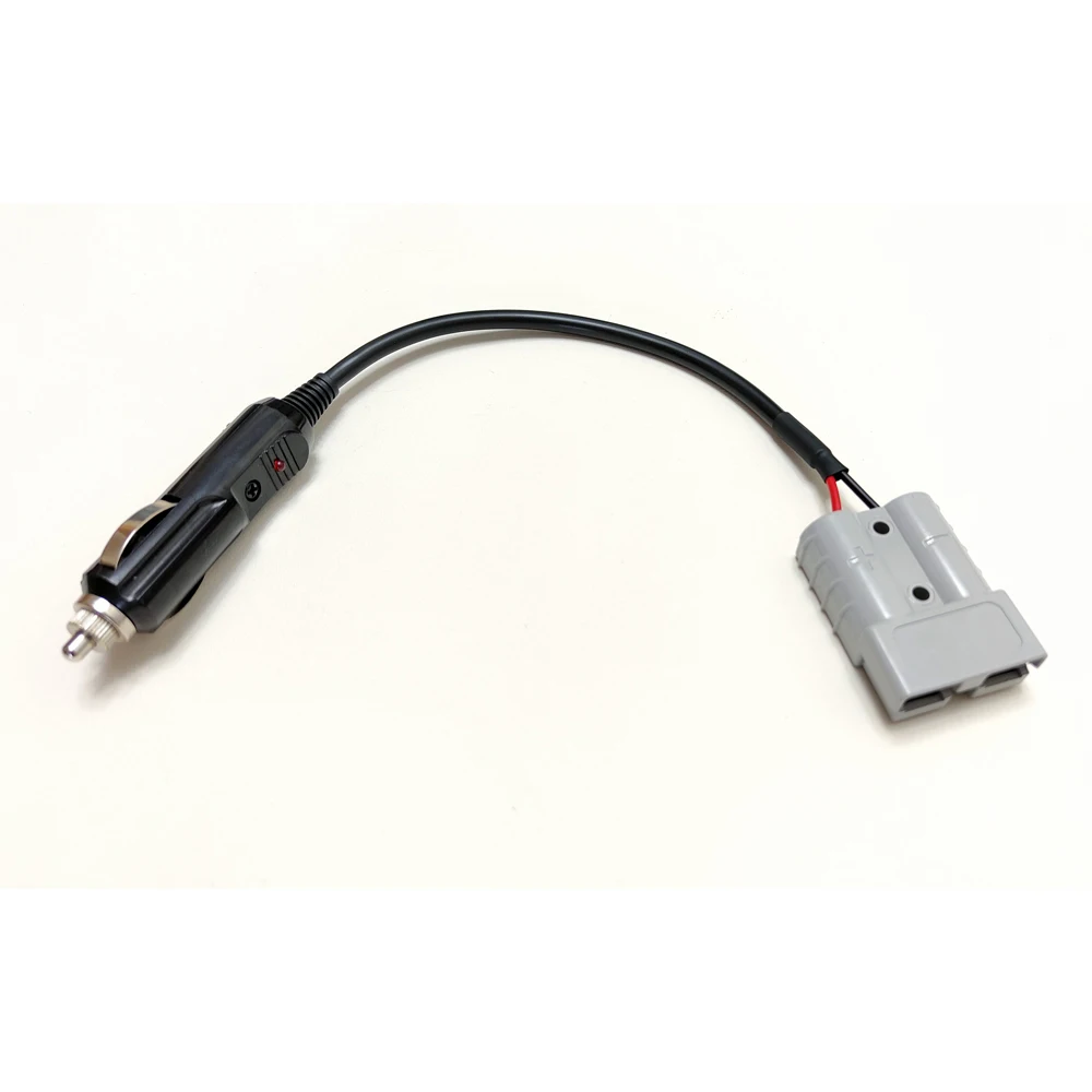 

12V Car Cigarette Lighter Male pulg to 50A 600V Andersonpulg Solar Power Cable 20 cm For Charge Wire Battery