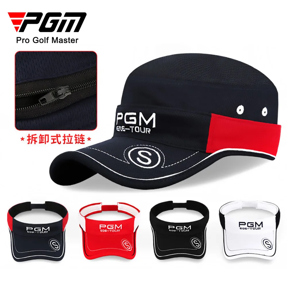 PGM Golf Sun Visor Hats for Men and Women Cotton Golf Baseball Hat Sunscreen UV Packable Removable Outdoor Travel Equipment
