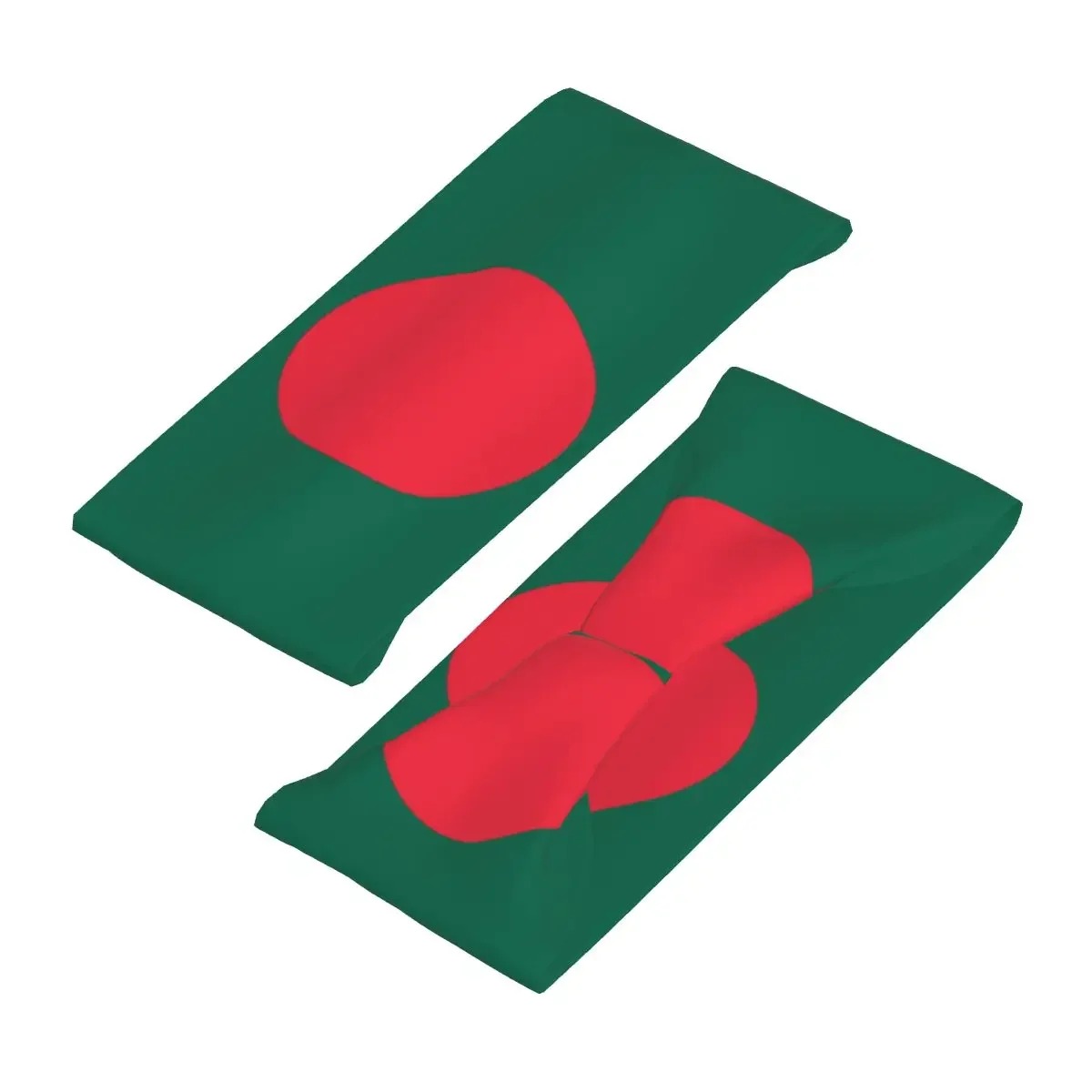 Повязка на голову спортивная йога фитнес эластичная повязка флаг Бангладеш