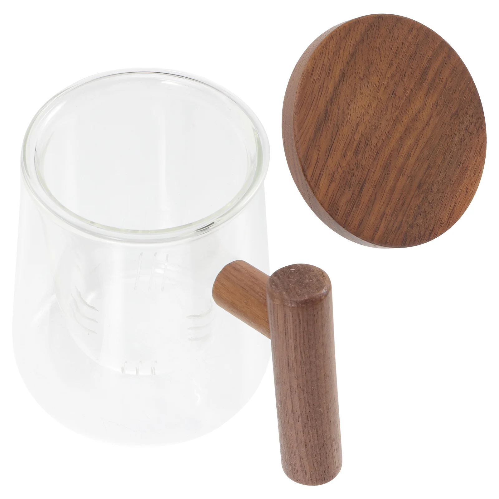 

Glass Tea Infuser Cup High-resistant Glass Cup with Infuser and Lid