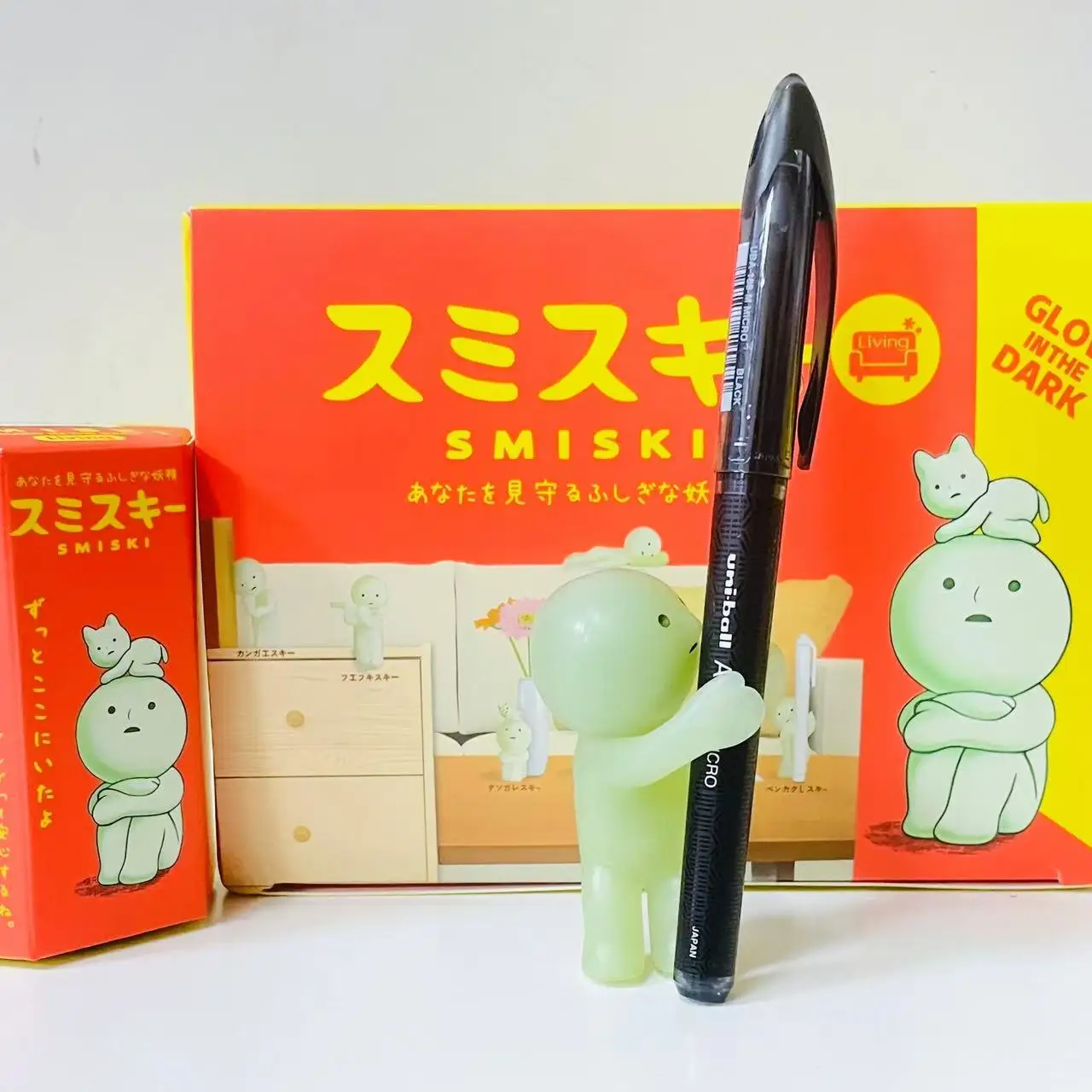 SMISKI lIVING серии серебристая зеленая кукла слепая коробка фигурки украшения модель