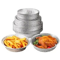 aluminum foil air fryer paper liner 50pcsset bbq food tray container non stick for home kitchen pan pad accessories