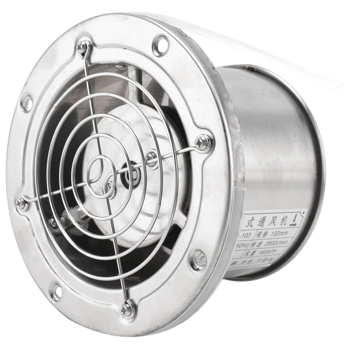 4-дюймовая труба из нержавеющей стали вытяжной вентилятор оконный воздуховод для