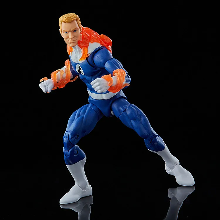 

6" Marvel Legends Human Torch Anime Figure Fantastic Four Doctors Of Destruction Action Figure Toy Ml-142