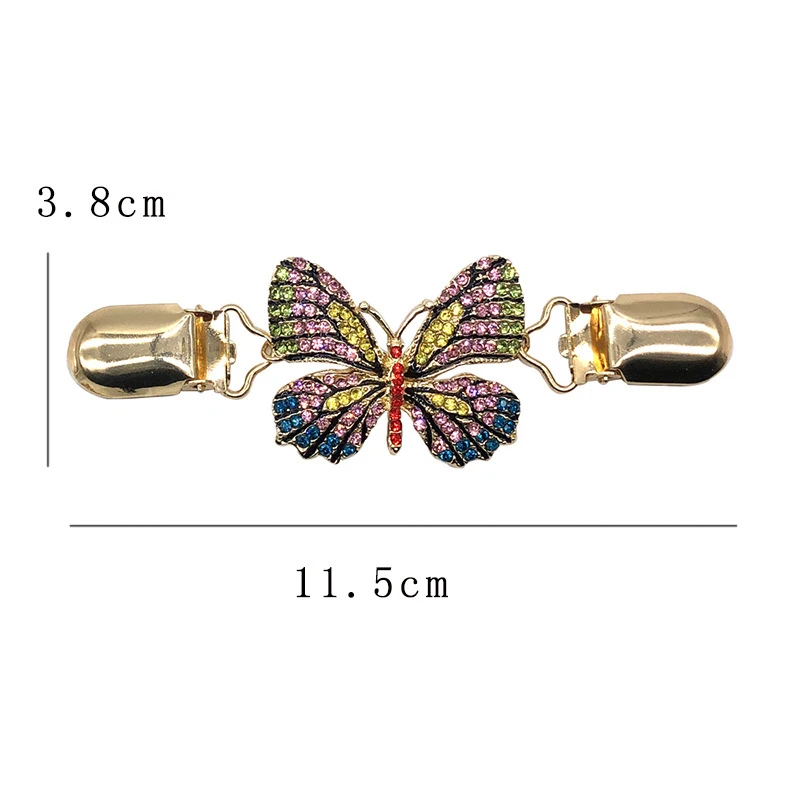 Винтажная Женская Брошь для шали зажим свитера бриллиантовая птица воротника