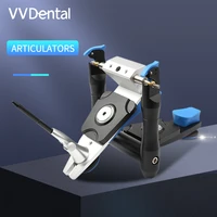 1sets dental lab functional zinc alloy articulator bite model accurate accurate scale blue plaster model work dentist equipment