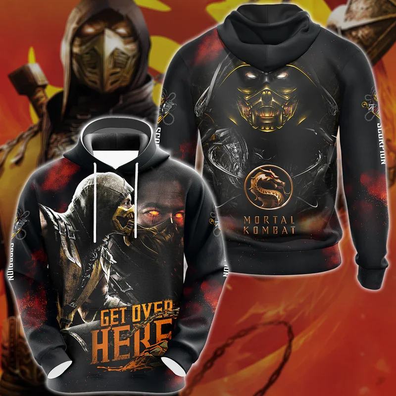 Свитшот с капюшоном в стиле игры Морталь