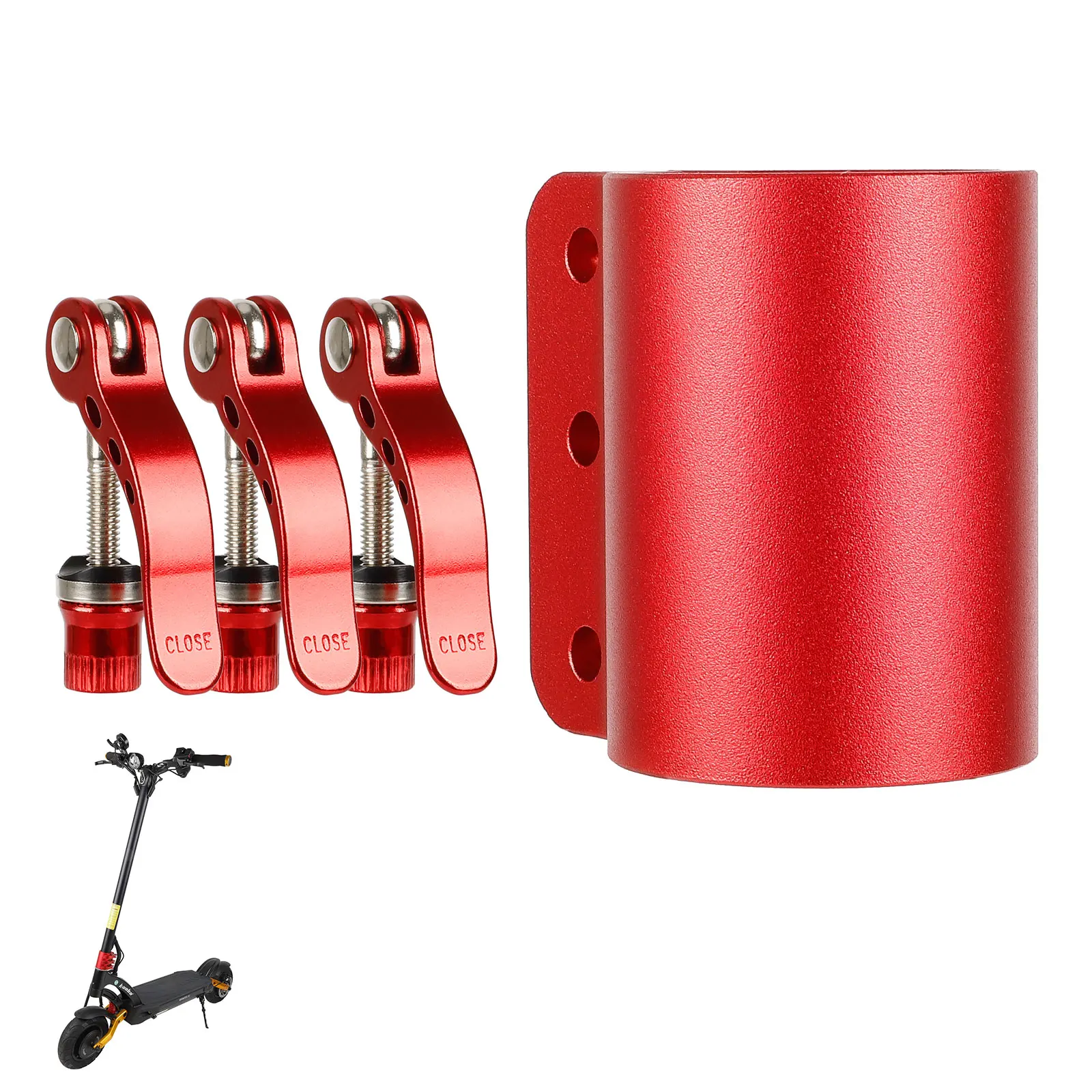 

Ulip For Kaabo Mantis 10 Mantis 8 Electric Scooter 3 Holes Reinforced Lock Clamp Pole Clip Strengthen Safe Extended Lock Parts