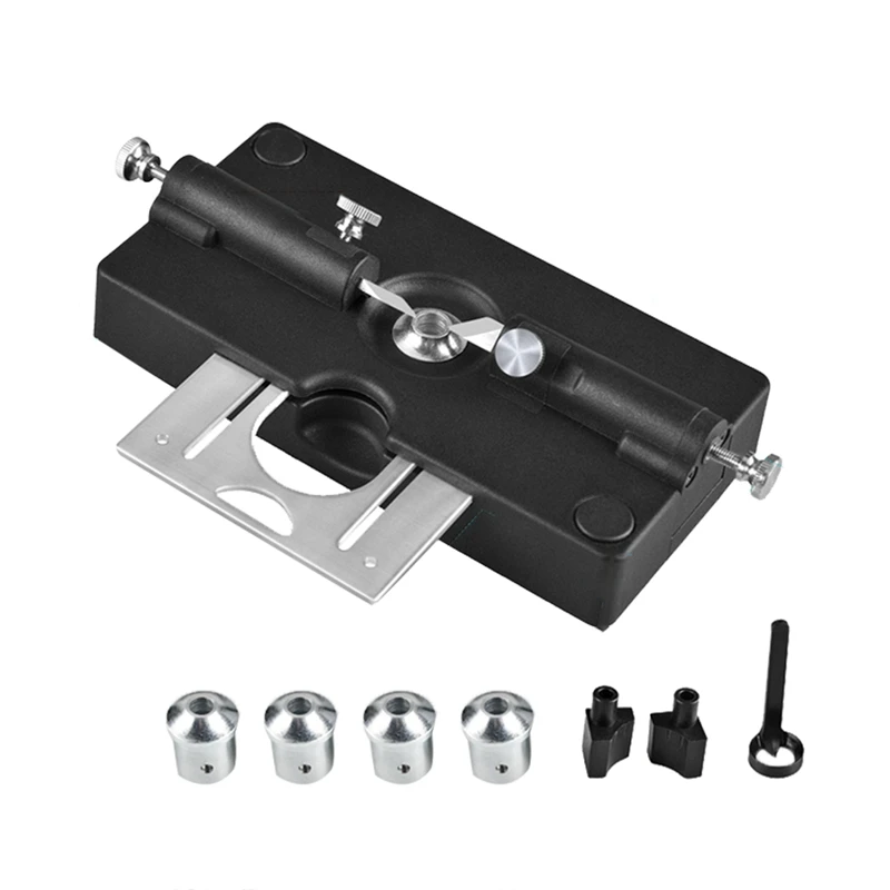 

Square Round Stick Woodworking 6/8/10/12Mm Drilling Locator Wood Dowelling Self Centering Drill Guide Kit Hole Puncher