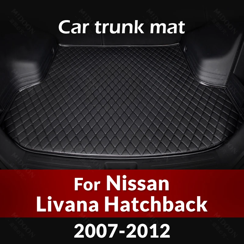 

Коврик для багажника автомобиля для Nissan Livana Hatchback 2007 2008 2009 2010 2011 2012, пользовательские автомобильные аксессуары, украшение интерьера автомобиля