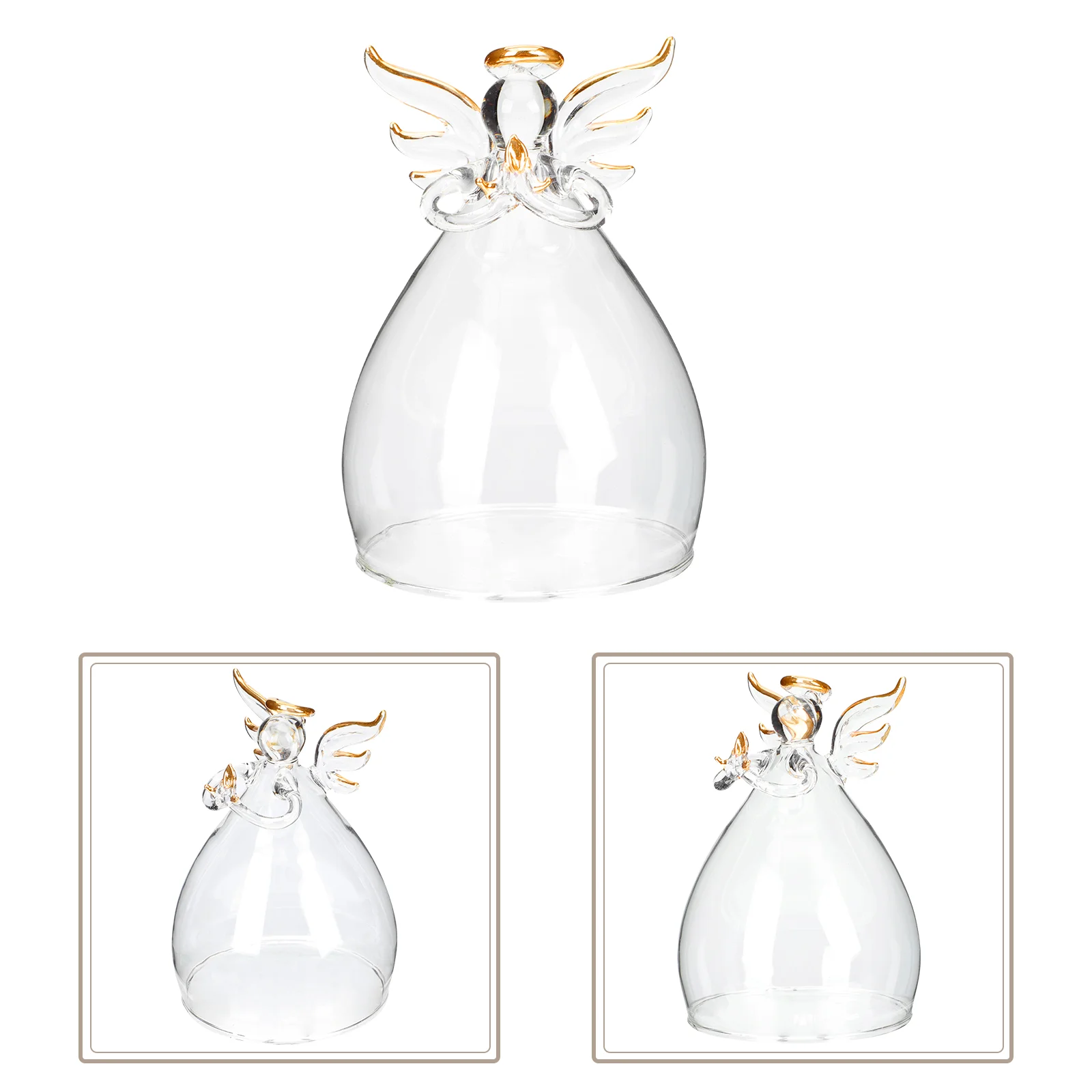 

Domedisplay Cover Cloche Bell Jar Cake Decor Flower Shelf Aesthetic Case Giftsclearterrarium Preserved Lid Cupdessert Angel Rose