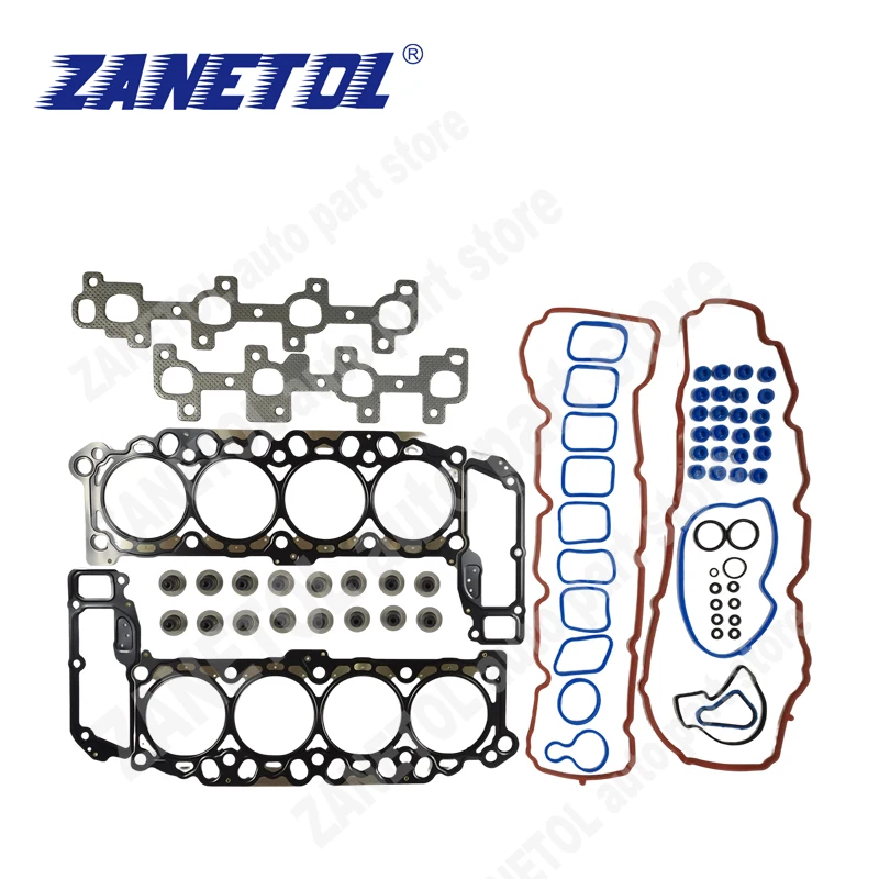 

Комплект прокладок головки блока цилиндров ZANETOL для CHRYSLER ASPEN 2007 DODGE DAKOTA 2004 ~ 2007 JEEP GRAND CHEROKEE 68001777 AA HS13002 021042801