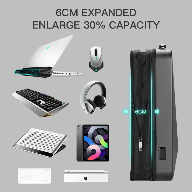 

Рюкзак для ноутбука с защитой от кражи и USB-портом для зарядки