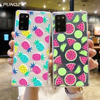 summer fruit watermelon phone case for samsung s21 fe a12 a51 a71 s20 fe s10 s8 s9 plus a52 a53 a50 a70 soft tpu silicone cover