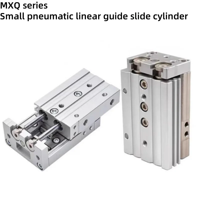 Маленькая пневматическая линейная направляющая серии MXQ цилиндр направляющего