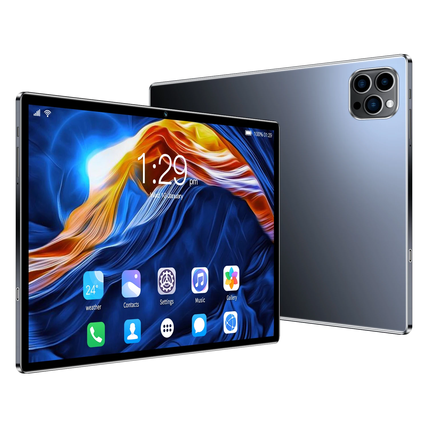 

Tablet Pad X10.1"1200x800 IPS Screen Unisoc T618 10 Core Android 12 OS 12GB+512GB Dual Band Wifi Tablet PC
