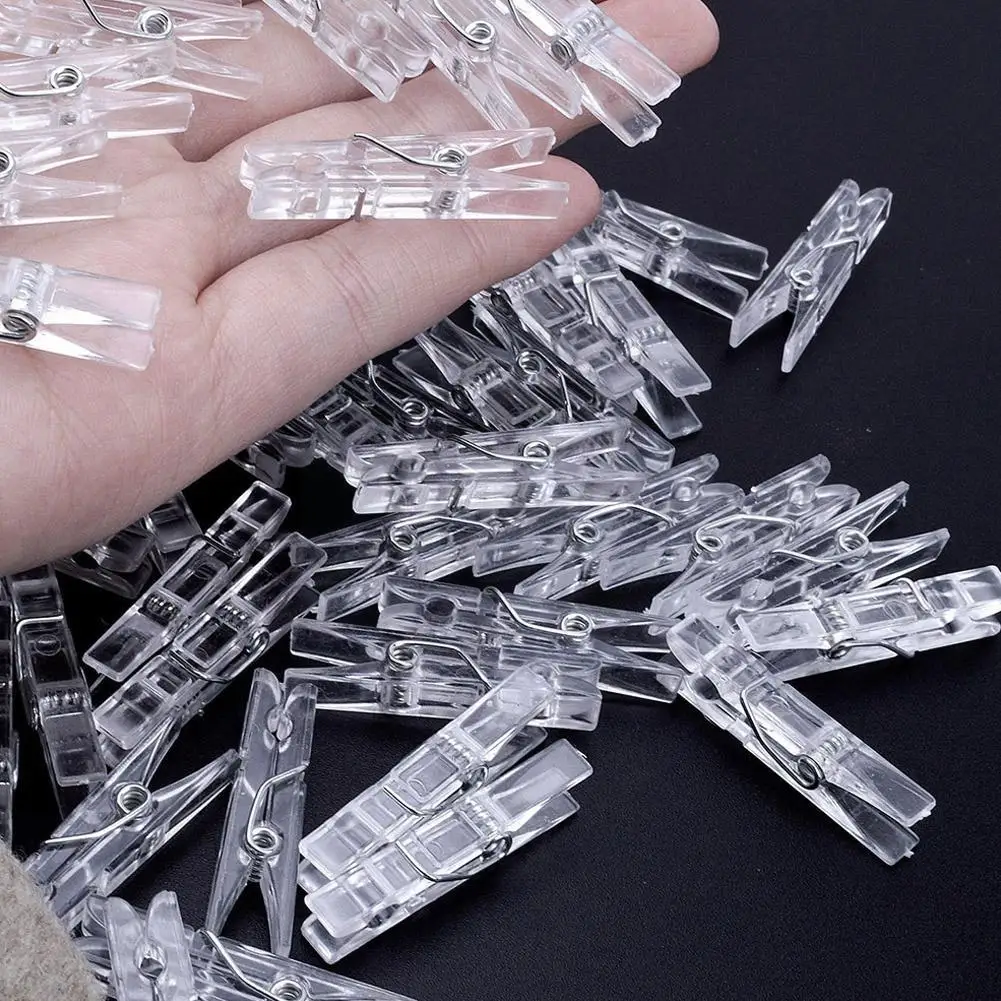

20шт маленькие прищепки для одежды для фото-зажимов, прищепки для бумаги, декоративные зажимы, прищепки, пластиковые зажимы мини-размера R5N5