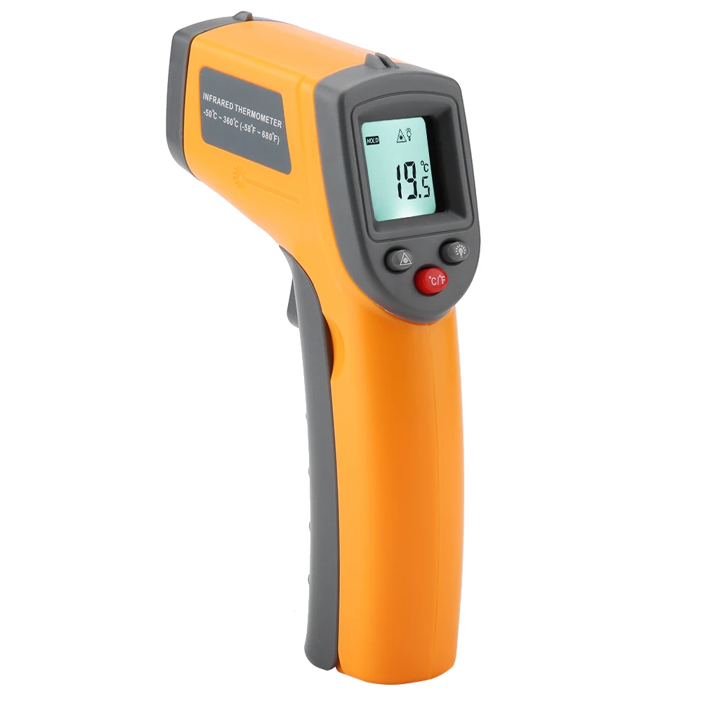

GS320 No-contact LCD Display Handheld Digital Infrared Thermometer -50℃-360℃