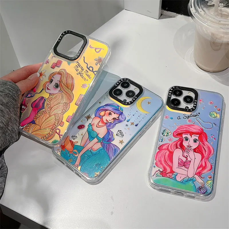 

CASETIFY Cartoon Mermaid Princess Phone Cases For iPhone 14/13/12/11/X/XR/XS 14/13/12/11 Pro Max XS MAX Shockproof Soft Cover
