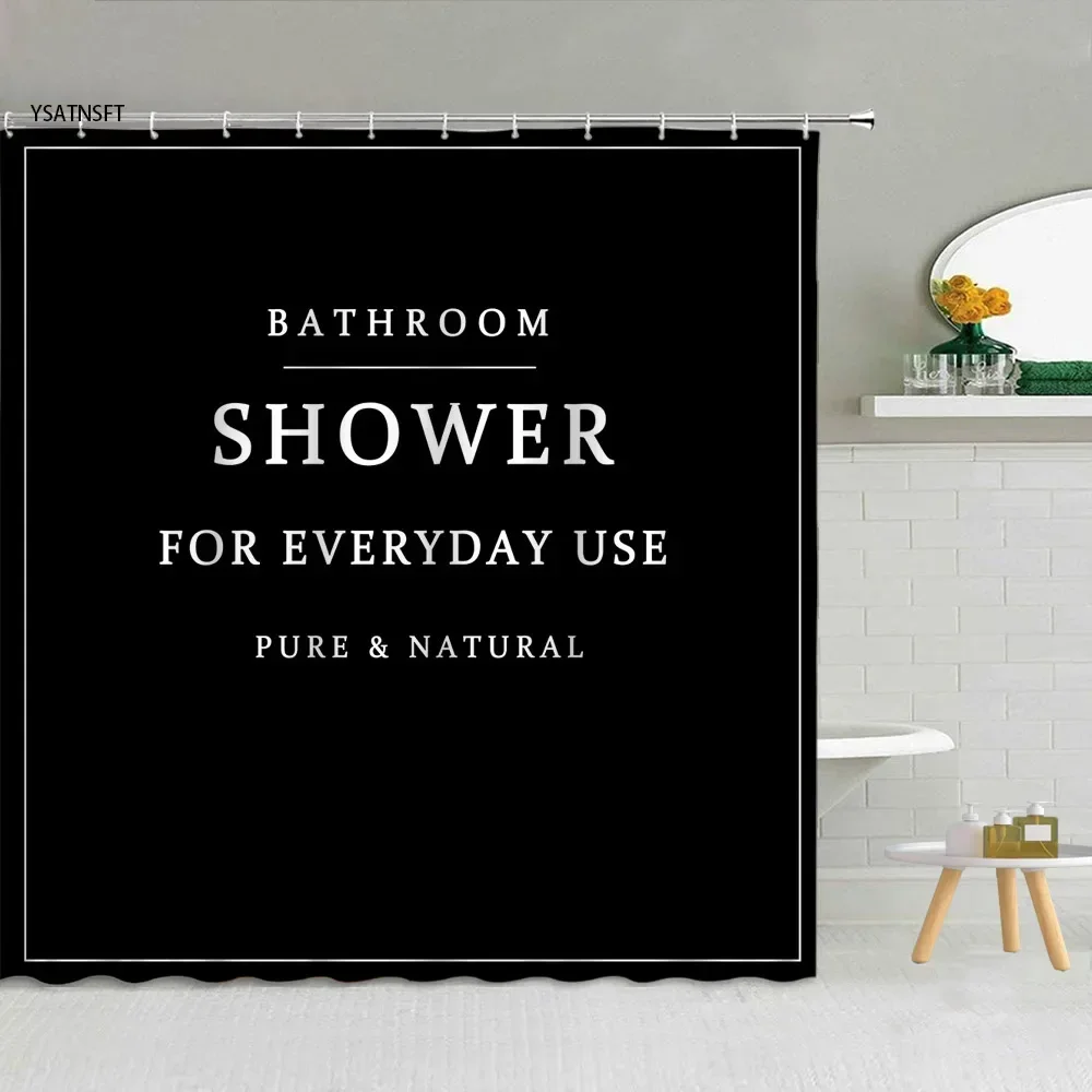 

JEJOMEAG Черно-белая занавеска для душа