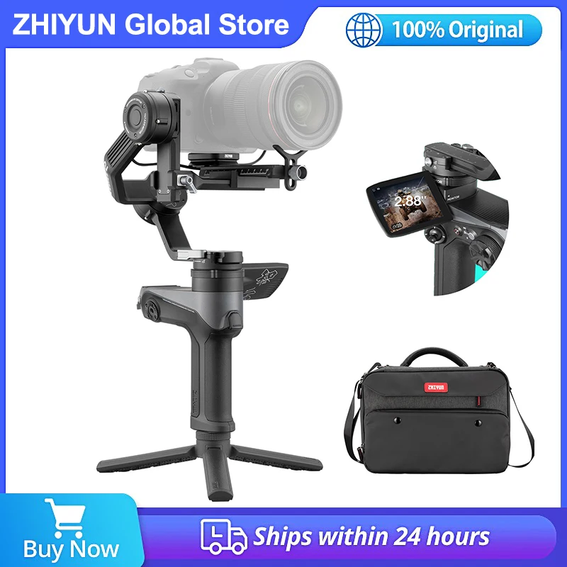 

Zhiyun Weebill 2 3-Axis Handheld Gimbal Stabilizer for DSLR Mirrorless Cameras Compatible with Sony Nikon Canon Panasonic LUMIX