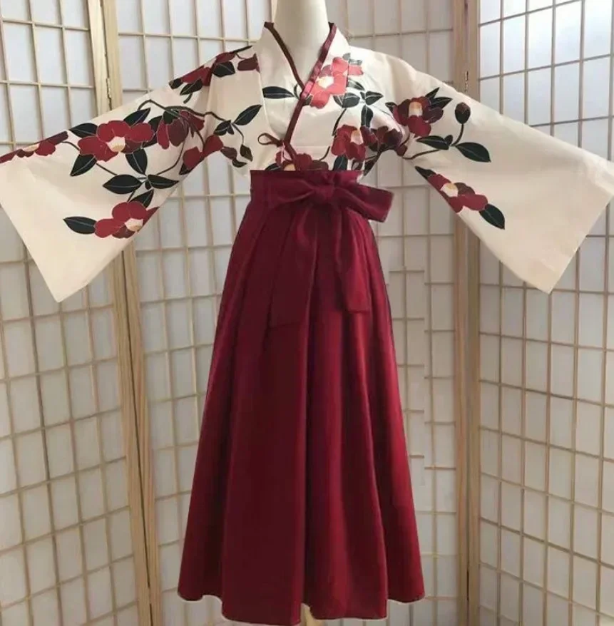 Винтажное Кимоно Сакура Haor Yuwata Женское Платье В Азиатском Стиле С Цветочным
