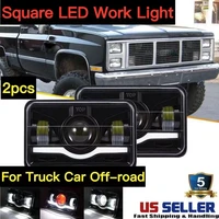 hl06 5 5 inch square work light led light barwork light for truck car off road square work light dome light led headlights