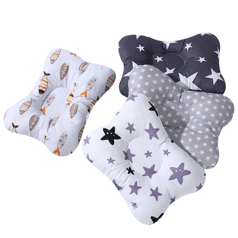 

Baby Nursing Pillow Infant Newborn Sleep Support Concave Cartoon Cotton Pillow Printed Shaping Cushion Prevent Flat Head