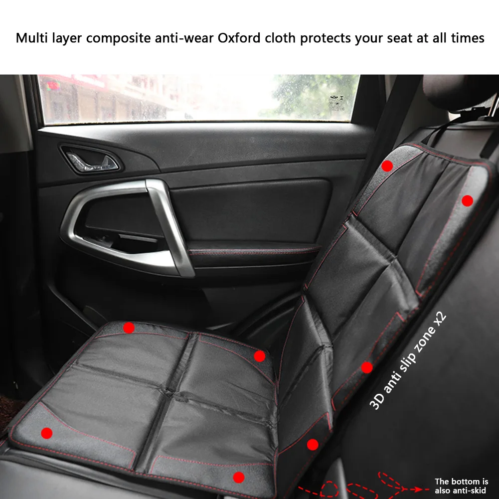 

Универсальный защитный коврик для автомобильного сиденья для малышей, с защитой от царапин, из искусственной кожи, водонепроницаемый Проти...