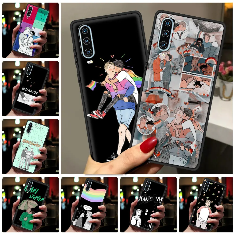 

Heartstopper Charlie Nick Phone Case For Huawei P50 P40 P30 Lite E P20 Pro Y9 Y7 Y6 2019 P Smart 2021 Z Y6p Y7a Y9s Cover Coque