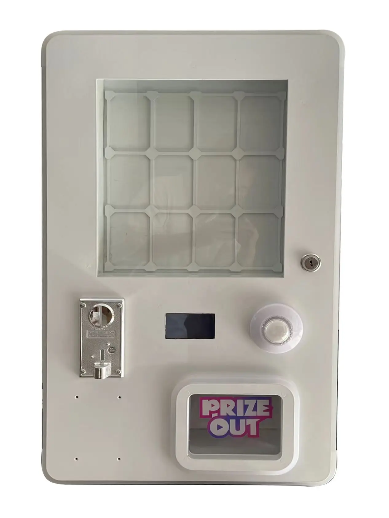 Торговый автомат для витых карт с монетами разных размеров