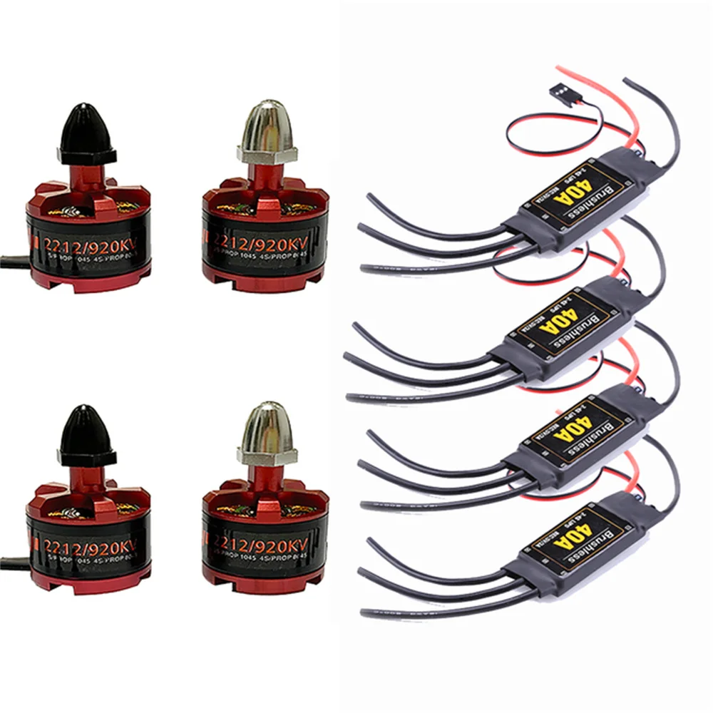 

40A ESC BEC 2-4S бесщеточный ESC электронный контроллер скорости и 2212 920KV бесщеточный двигатель для F450 F550 RC вертолет Квадрокоптер